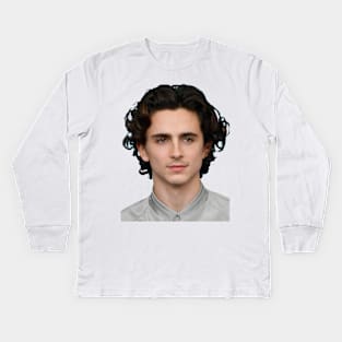 Thimotée Chalamet Kids Long Sleeve T-Shirt